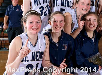 Thumbnail 1 in Mount Mercy Academy vs Our Lady Good Counsel (NYSCHSAA Class  B Final) photogallery.