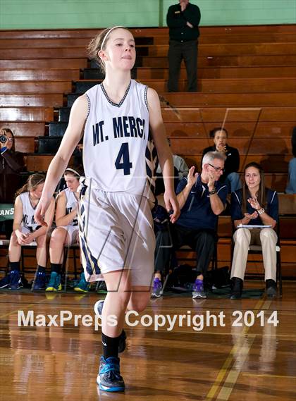 Thumbnail 3 in Mount Mercy Academy vs Our Lady Good Counsel (NYSCHSAA Class  B Final) photogallery.