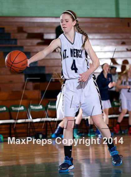 Thumbnail 3 in Mount Mercy Academy vs Our Lady Good Counsel (NYSCHSAA Class  B Final) photogallery.