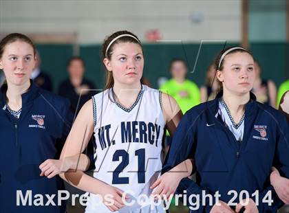 Thumbnail 2 in Mount Mercy Academy vs Our Lady Good Counsel (NYSCHSAA Class  B Final) photogallery.