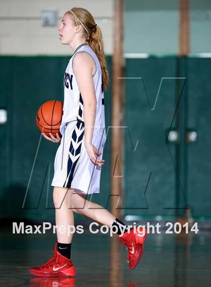 Thumbnail 3 in Mount Mercy Academy vs Our Lady Good Counsel (NYSCHSAA Class  B Final) photogallery.