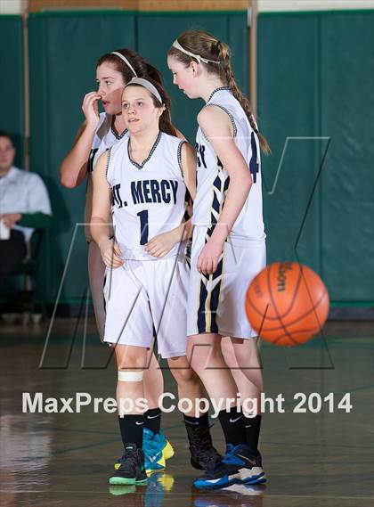 Thumbnail 2 in Mount Mercy Academy vs Our Lady Good Counsel (NYSCHSAA Class  B Final) photogallery.