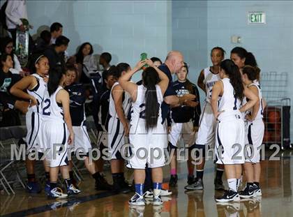 Thumbnail 3 in St. Genevieve vs. Flintridge Prep (CIF SS Playoffs) photogallery.