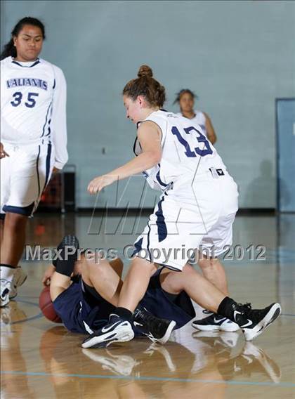 Thumbnail 1 in St. Genevieve vs. Flintridge Prep (CIF SS Playoffs) photogallery.