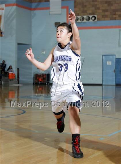 Thumbnail 3 in St. Genevieve vs. Flintridge Prep (CIF SS Playoffs) photogallery.