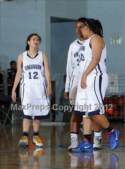 Thumbnail 1 in St. Genevieve vs. Flintridge Prep (CIF SS Playoffs) photogallery.