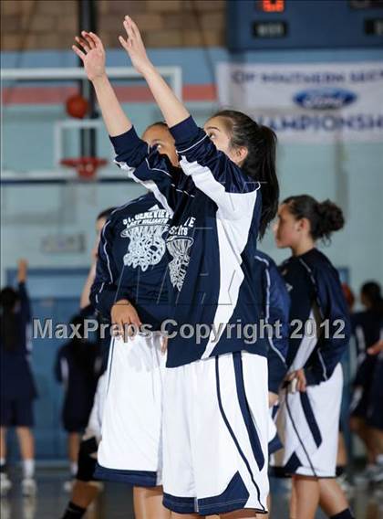 Thumbnail 2 in St. Genevieve vs. Flintridge Prep (CIF SS Playoffs) photogallery.