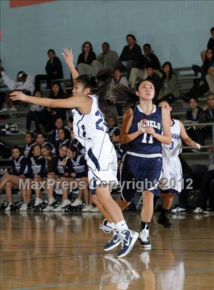 Thumbnail 3 in St. Genevieve vs. Flintridge Prep (CIF SS Playoffs) photogallery.