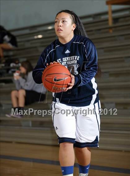 Thumbnail 2 in St. Genevieve vs. Flintridge Prep (CIF SS Playoffs) photogallery.