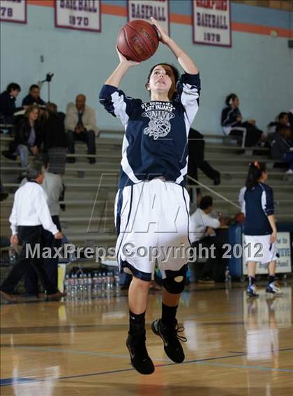 Thumbnail 3 in St. Genevieve vs. Flintridge Prep (CIF SS Playoffs) photogallery.