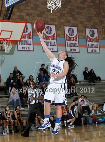 Thumbnail 3 in St. Genevieve vs. Flintridge Prep (CIF SS Playoffs) photogallery.