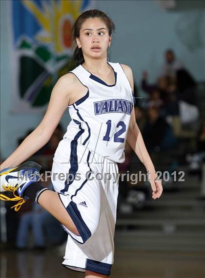 Thumbnail 3 in St. Genevieve vs. Flintridge Prep (CIF SS Playoffs) photogallery.