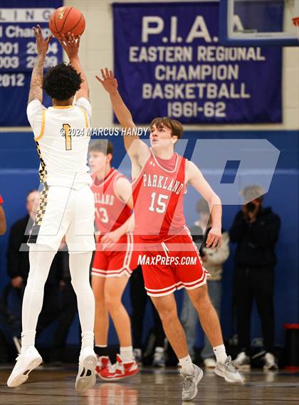 Thumbnail 3 in Archbishop Wood vs Parkland (PIAA 6A Semifinal) photogallery.