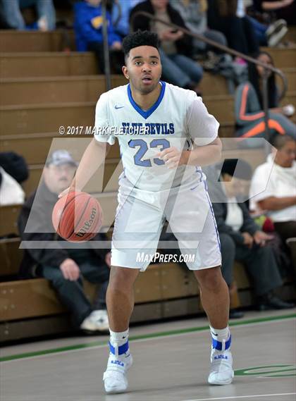 Thumbnail 2 in Hammonton vs Freehold Township (MLK Joe Divito Invitational Showcase) photogallery.