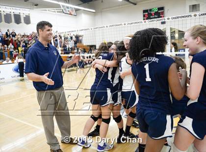 Thumbnail 2 in St. Monica Academy vs Tarbut V'Torah (CIF SS D5A Final) photogallery.