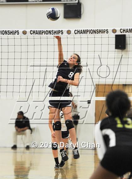Thumbnail 3 in St. Monica Academy vs Tarbut V'Torah (CIF SS D5A Final) photogallery.