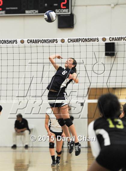 Thumbnail 2 in St. Monica Academy vs Tarbut V'Torah (CIF SS D5A Final) photogallery.