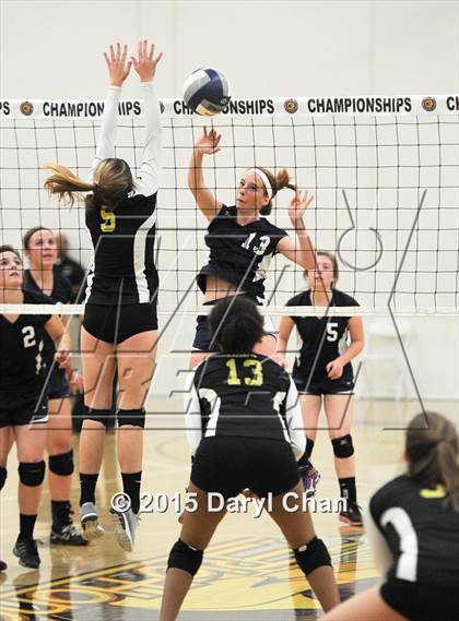 Thumbnail 3 in St. Monica Academy vs Tarbut V'Torah (CIF SS D5A Final) photogallery.