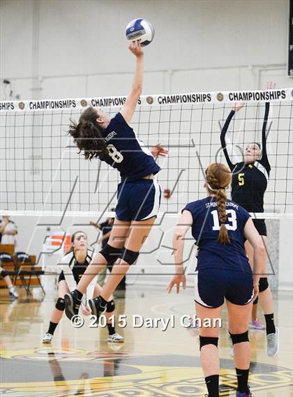 Thumbnail 2 in St. Monica Academy vs Tarbut V'Torah (CIF SS D5A Final) photogallery.