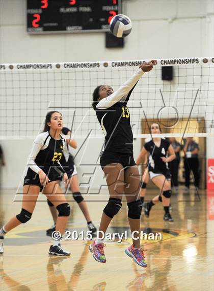 Thumbnail 1 in St. Monica Academy vs Tarbut V'Torah (CIF SS D5A Final) photogallery.