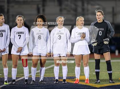 Thumbnail 1 in JSerra Catholic vs. Los Alamitos (CIFSS D1 Final) photogallery.