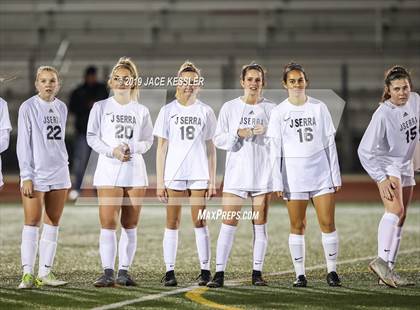 Thumbnail 1 in JSerra Catholic vs. Los Alamitos (CIFSS D1 Final) photogallery.