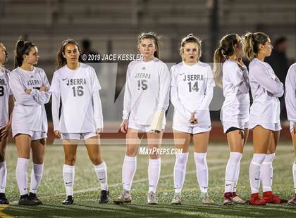 Thumbnail 1 in JSerra Catholic vs. Los Alamitos (CIFSS D1 Final) photogallery.