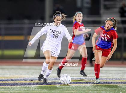 Thumbnail 2 in JSerra Catholic vs. Los Alamitos (CIFSS D1 Final) photogallery.