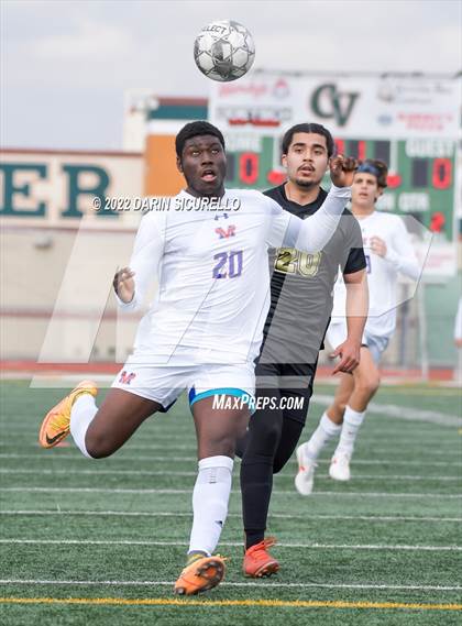 Thumbnail 2 in Queen Creek vs. Mountain View  (Coyote Classic Soccer Tournament) photogallery.