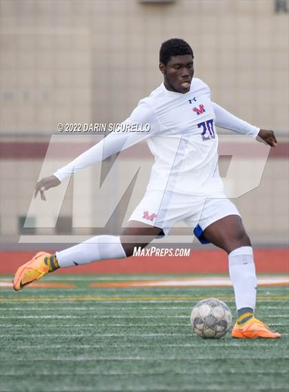 Thumbnail 2 in Queen Creek vs. Mountain View  (Coyote Classic Soccer Tournament) photogallery.