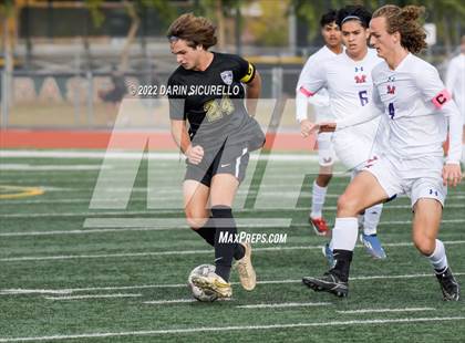Thumbnail 2 in Queen Creek vs. Mountain View  (Coyote Classic Soccer Tournament) photogallery.