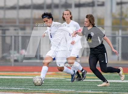 Thumbnail 1 in Queen Creek vs. Mountain View  (Coyote Classic Soccer Tournament) photogallery.
