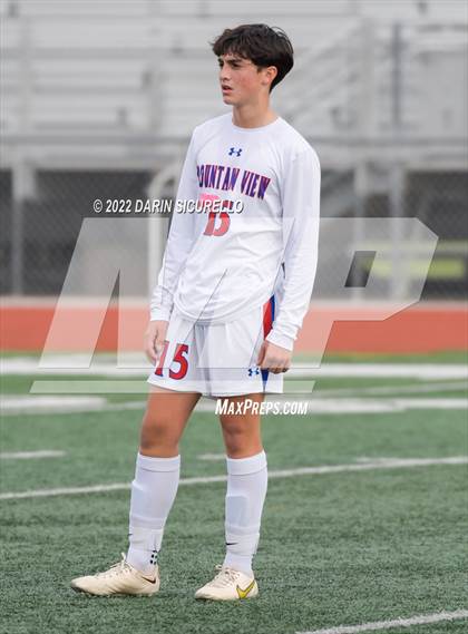 Thumbnail 1 in Queen Creek vs. Mountain View  (Coyote Classic Soccer Tournament) photogallery.