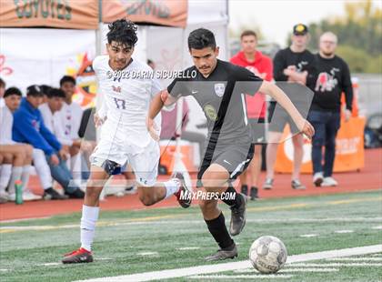 Thumbnail 1 in Queen Creek vs. Mountain View  (Coyote Classic Soccer Tournament) photogallery.