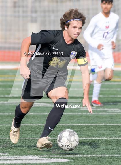 Thumbnail 3 in Queen Creek vs. Mountain View  (Coyote Classic Soccer Tournament) photogallery.