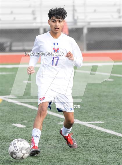 Thumbnail 1 in Queen Creek vs. Mountain View  (Coyote Classic Soccer Tournament) photogallery.