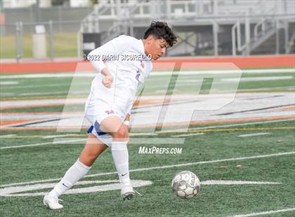Thumbnail 2 in Queen Creek vs. Mountain View  (Coyote Classic Soccer Tournament) photogallery.