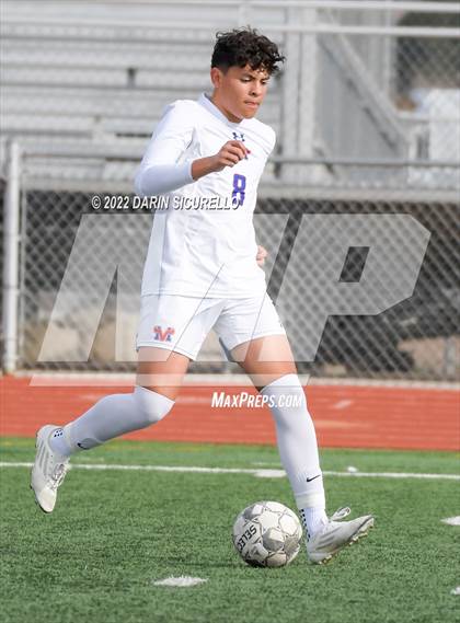 Thumbnail 1 in Queen Creek vs. Mountain View  (Coyote Classic Soccer Tournament) photogallery.
