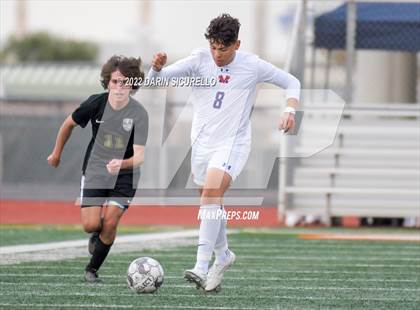 Thumbnail 1 in Queen Creek vs. Mountain View  (Coyote Classic Soccer Tournament) photogallery.