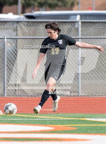 Thumbnail 2 in Queen Creek vs. Mountain View  (Coyote Classic Soccer Tournament) photogallery.
