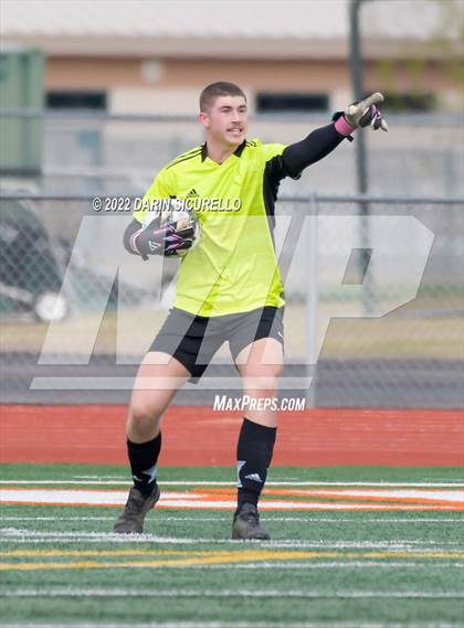 Thumbnail 1 in Queen Creek vs. Mountain View  (Coyote Classic Soccer Tournament) photogallery.
