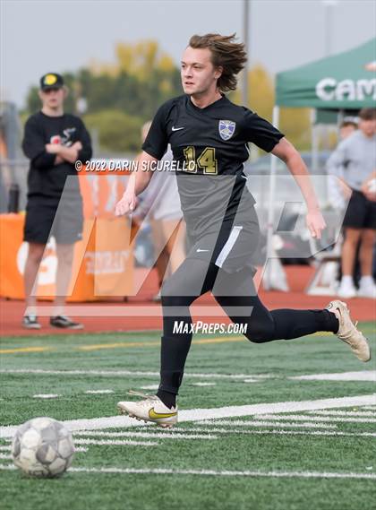 Thumbnail 1 in Queen Creek vs. Mountain View  (Coyote Classic Soccer Tournament) photogallery.