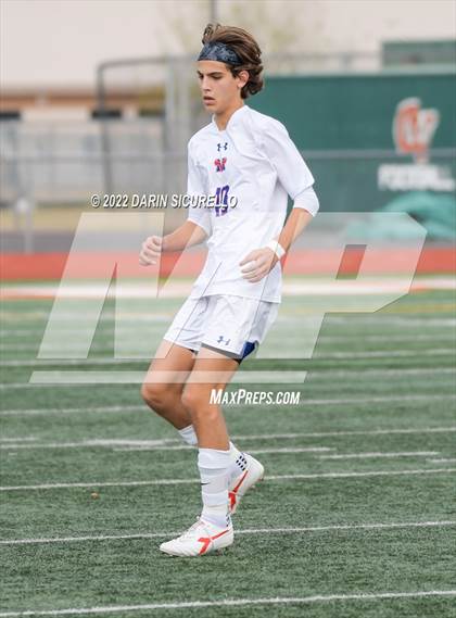 Thumbnail 2 in Queen Creek vs. Mountain View  (Coyote Classic Soccer Tournament) photogallery.