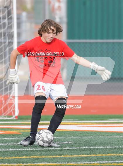 Thumbnail 3 in Queen Creek vs. Mountain View  (Coyote Classic Soccer Tournament) photogallery.