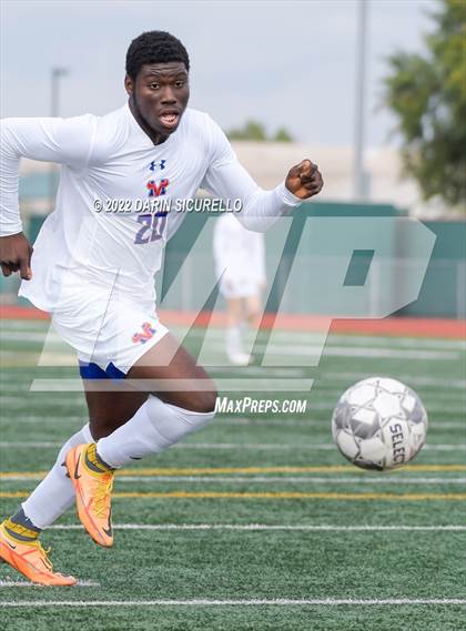 Thumbnail 1 in Queen Creek vs. Mountain View  (Coyote Classic Soccer Tournament) photogallery.