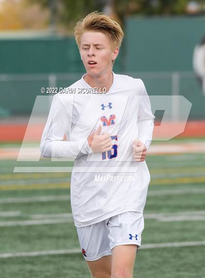 Thumbnail 2 in Queen Creek vs. Mountain View  (Coyote Classic Soccer Tournament) photogallery.