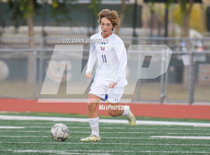 Thumbnail 3 in Queen Creek vs. Mountain View  (Coyote Classic Soccer Tournament) photogallery.