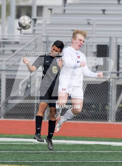 Thumbnail 1 in Queen Creek vs. Mountain View  (Coyote Classic Soccer Tournament) photogallery.