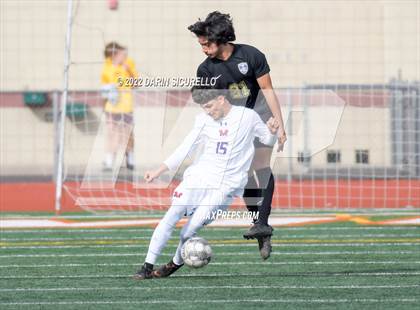 Thumbnail 2 in Queen Creek vs. Mountain View  (Coyote Classic Soccer Tournament) photogallery.
