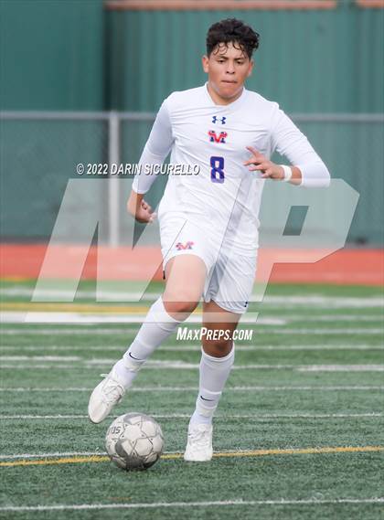Thumbnail 2 in Queen Creek vs. Mountain View  (Coyote Classic Soccer Tournament) photogallery.